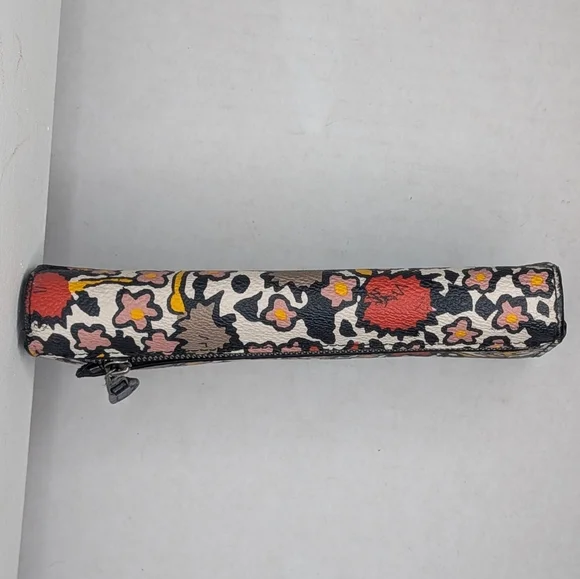Coach Soft Wallet Mixed Yankee Floral Print Logo Envelope Coated Canvas EUC - Picture 7 of 15